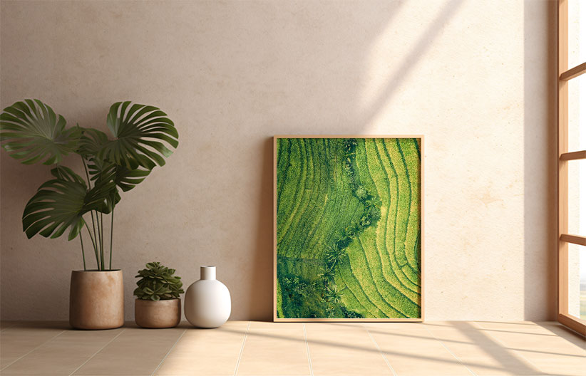 Etsy frame mockup example