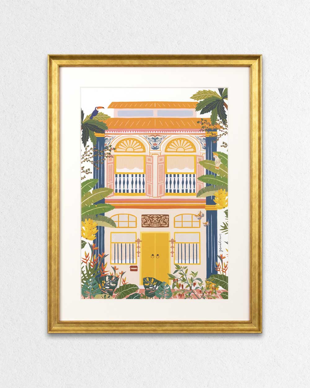 Framed print from Etsy