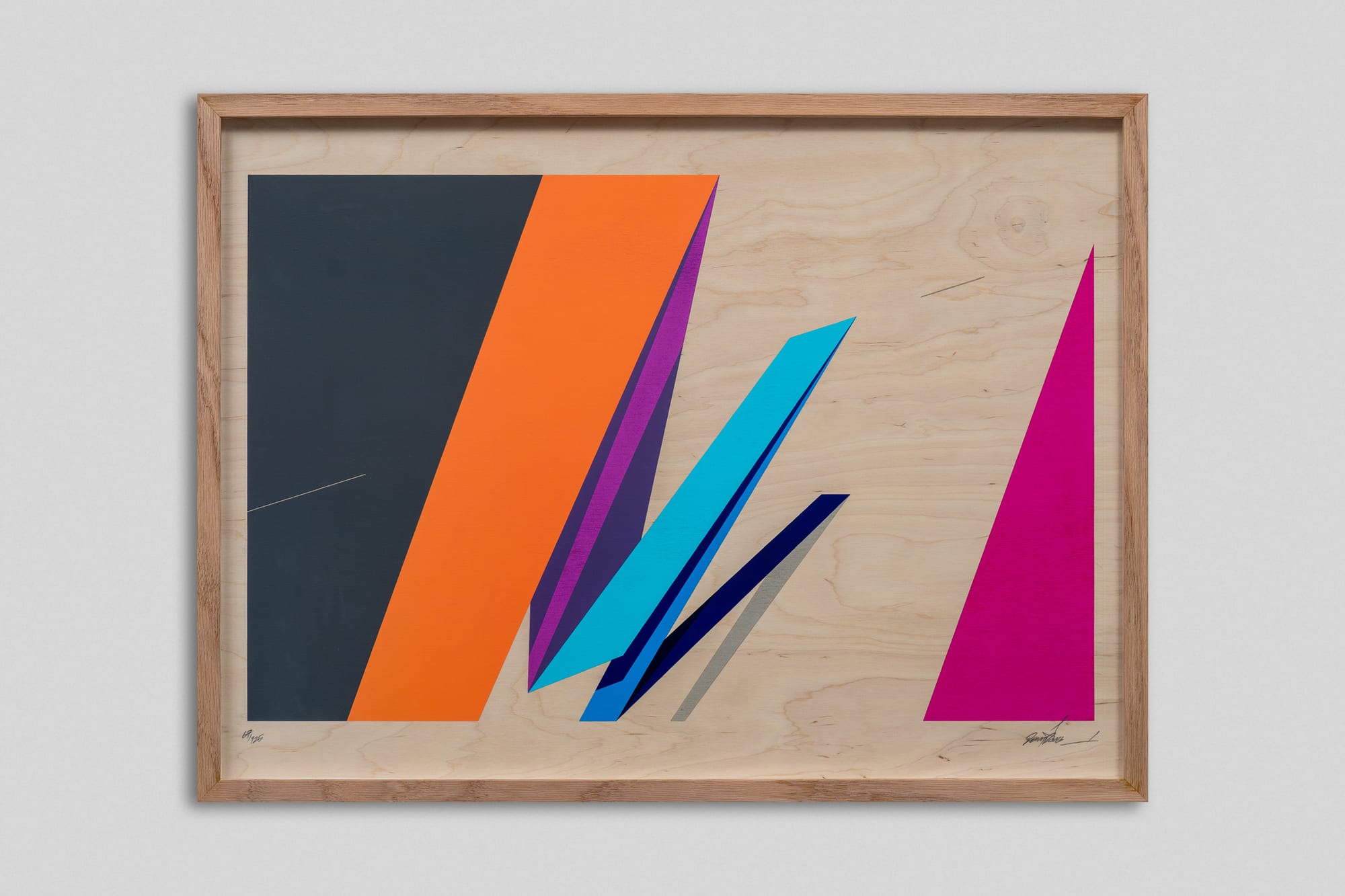 Artwork on wood board
