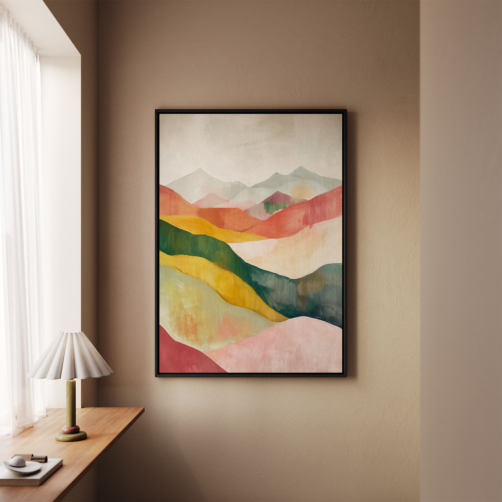 Canvas print stretched and ready to hang